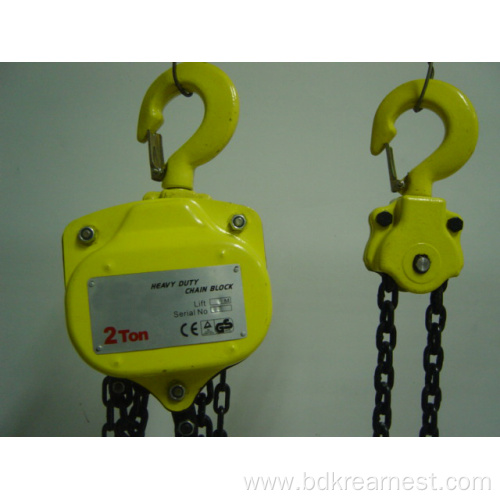 quality guaranteed construction manual chain block hoist